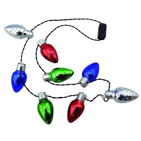 SHAWSHANK LEDZ Magic Seasons Scorpion Master LED Assorted Flashing Necklace Indoor Christmas Decor 10 in., 24PK 702816